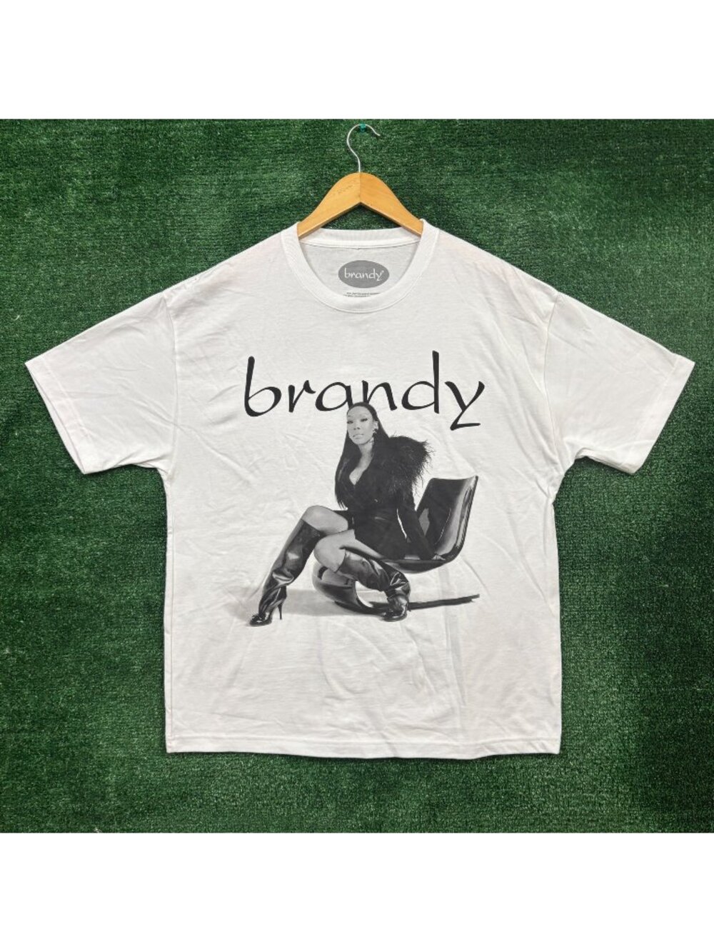 Brandy The Boy Is Mine Tour Show Dates T-Shirt Size Large